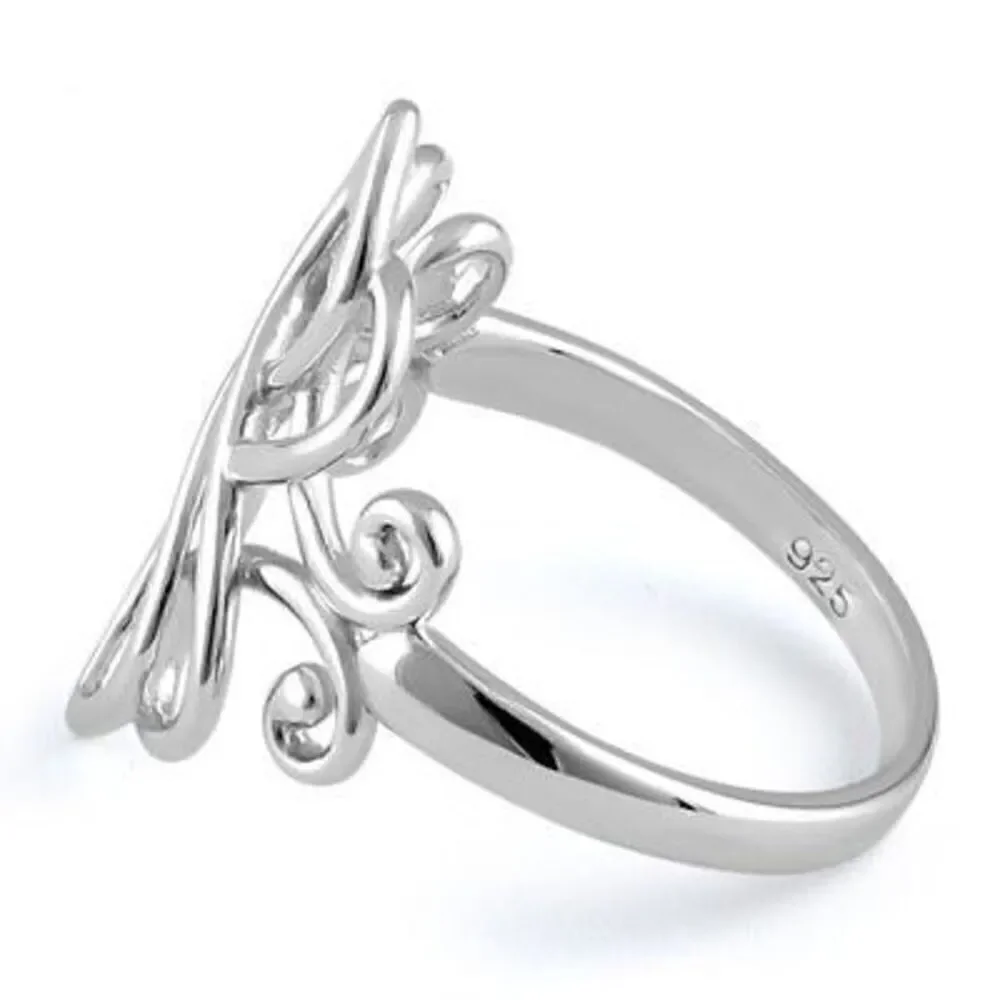 Sterling Silver Unique Celtic Ring New